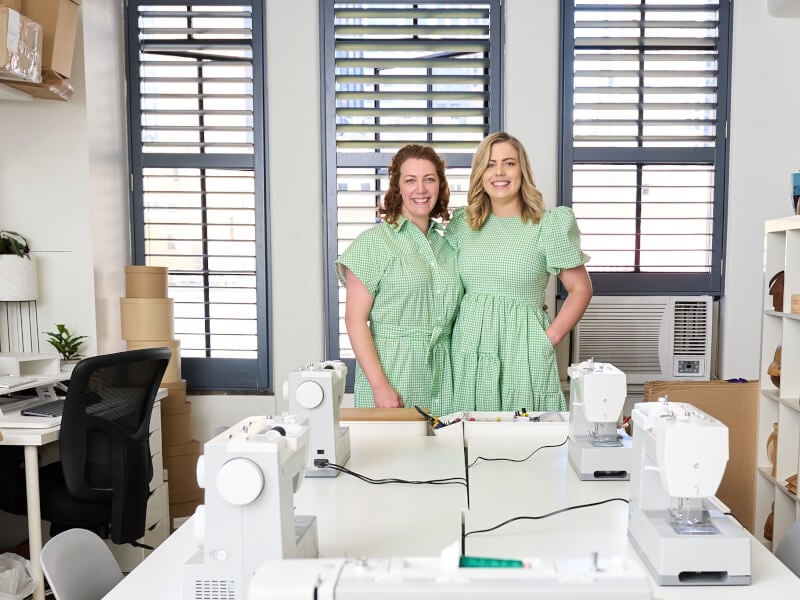 Two Sewing Sisters