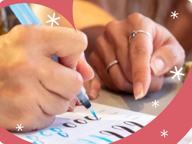 brush lettering
