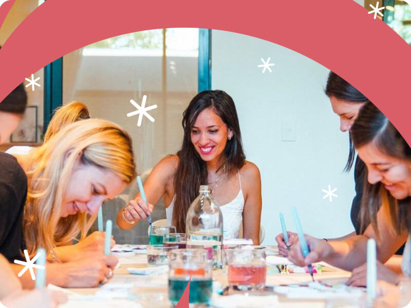 calligraphy class with Vanessa Opazo
