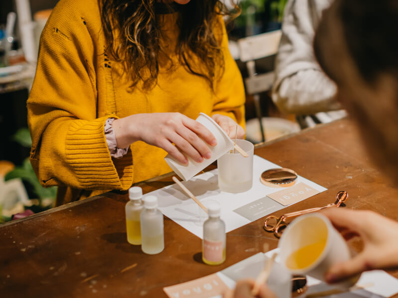 soy candle making class
