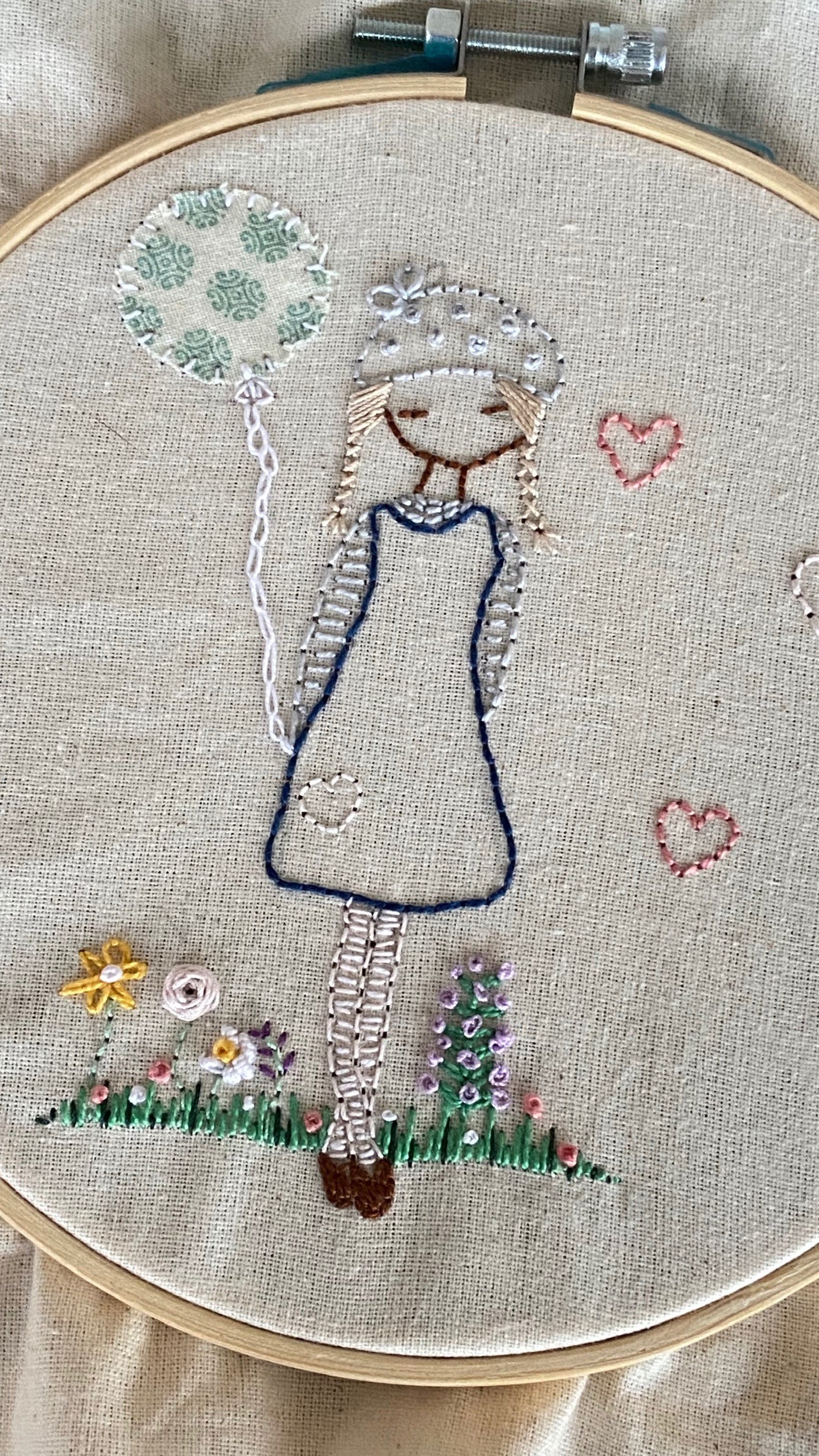 Embroidery live stream classes for kids