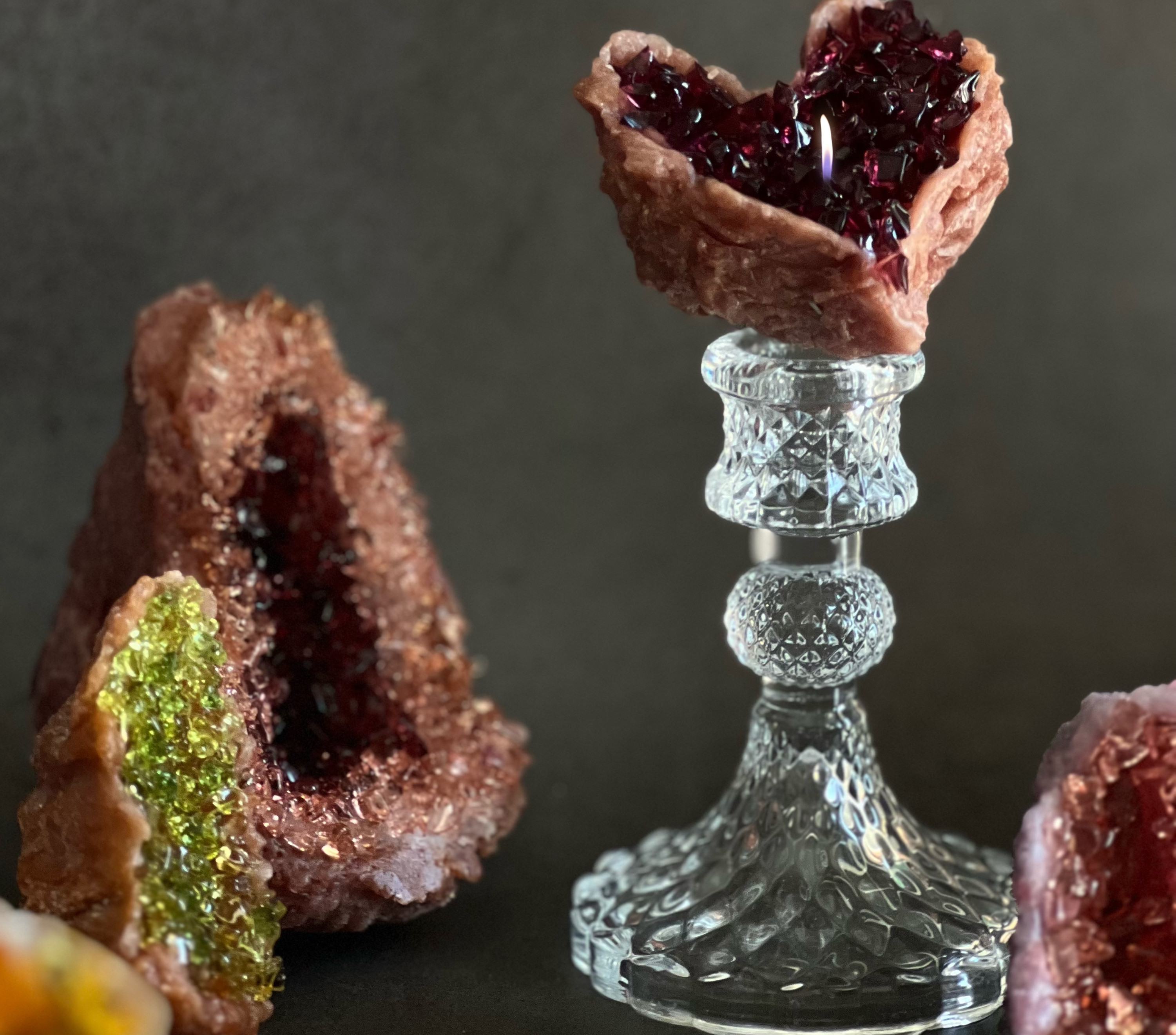 Crystal candles