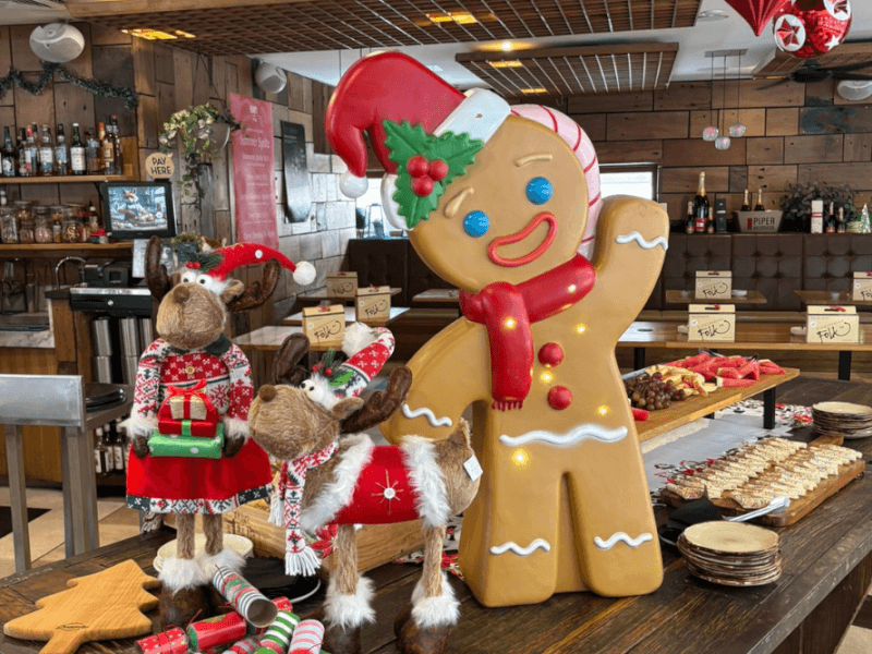 festive gingerbread Christmas workshop