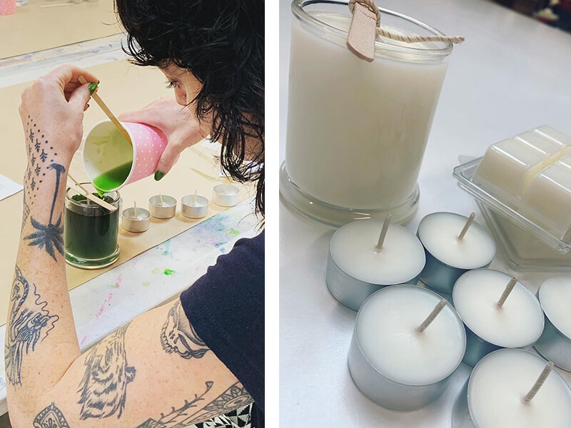 diy candle making at home