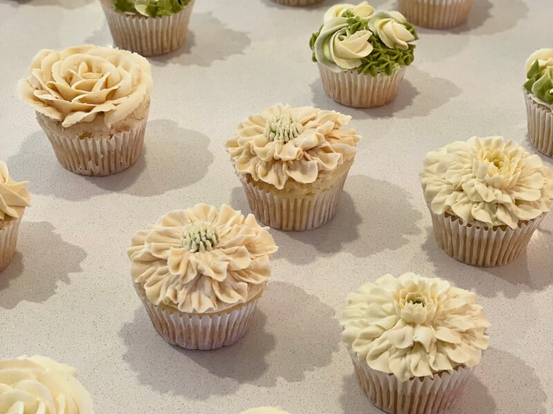 Decorated cupcakes