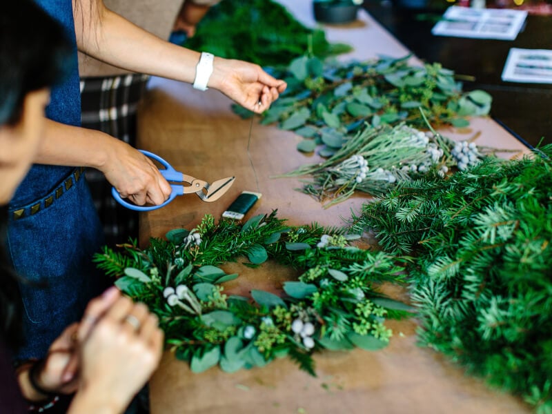 Flower Wreath classes in Canberra