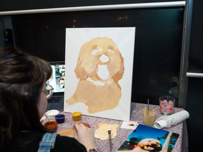virtual painting class