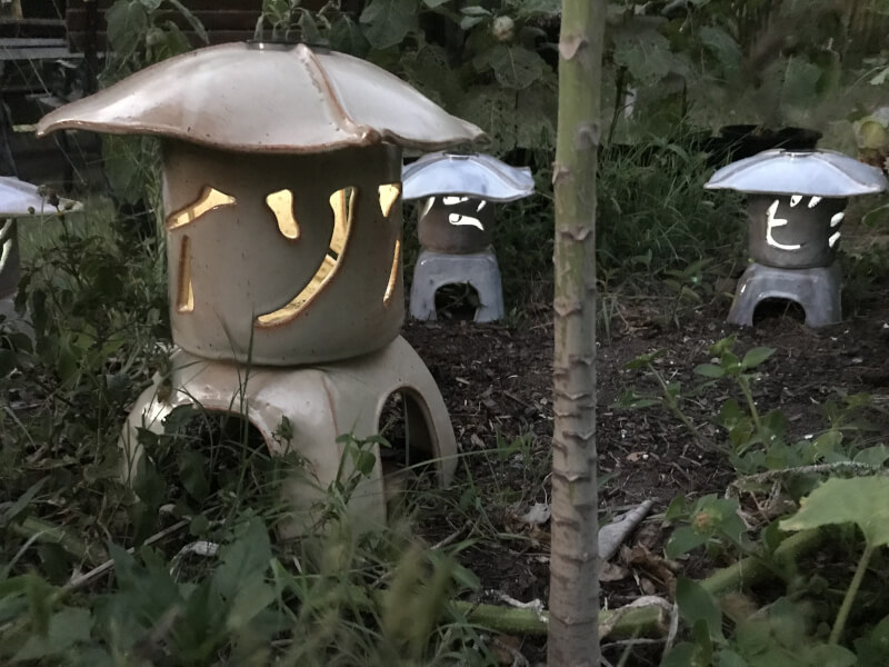 Japanese lanterns which make a good gift for Mothers Day