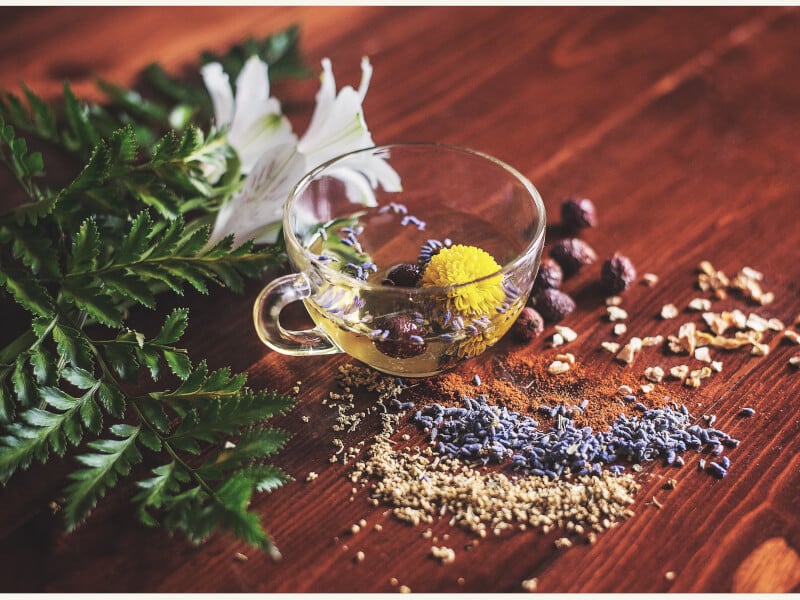 Botanical tea blending