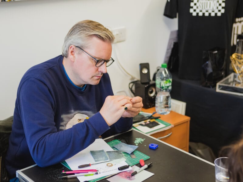 man at ring making class