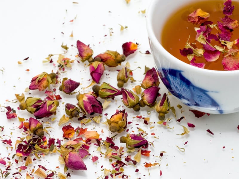 Rose tea
