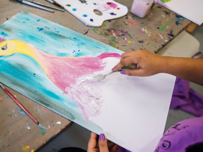 Paint and sip date