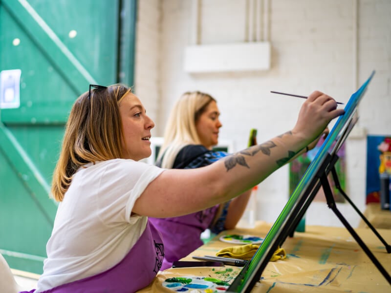 Valentine's Day painting class