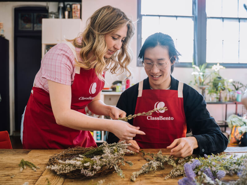 Christmas wreath classes