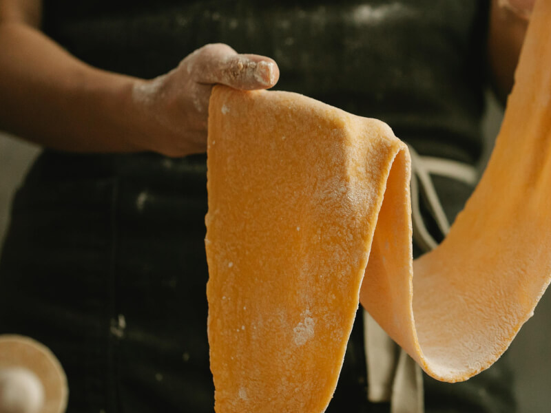 Pasta making, handmade pasta and italian food