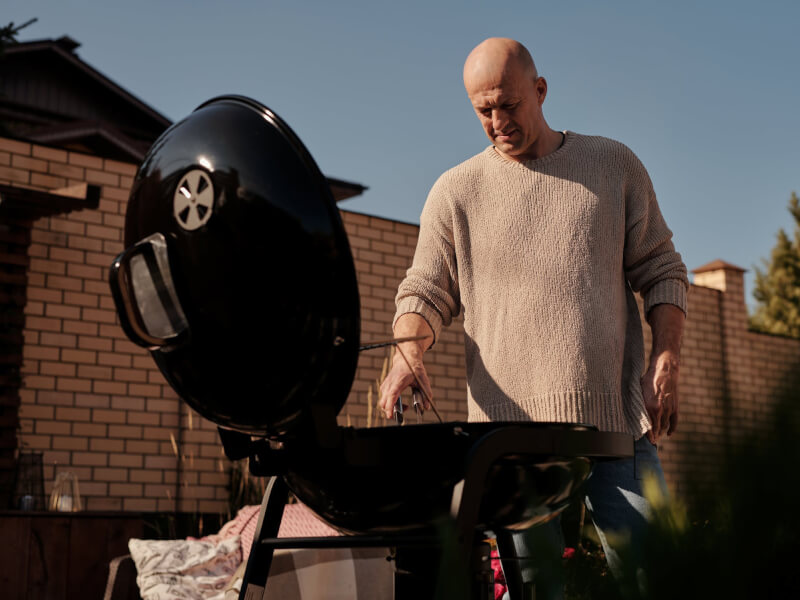 Outdoor BBQ cooking class