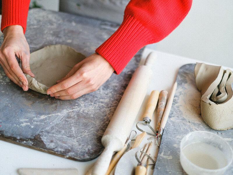 Clay sculpting and hand building classes in Canberra