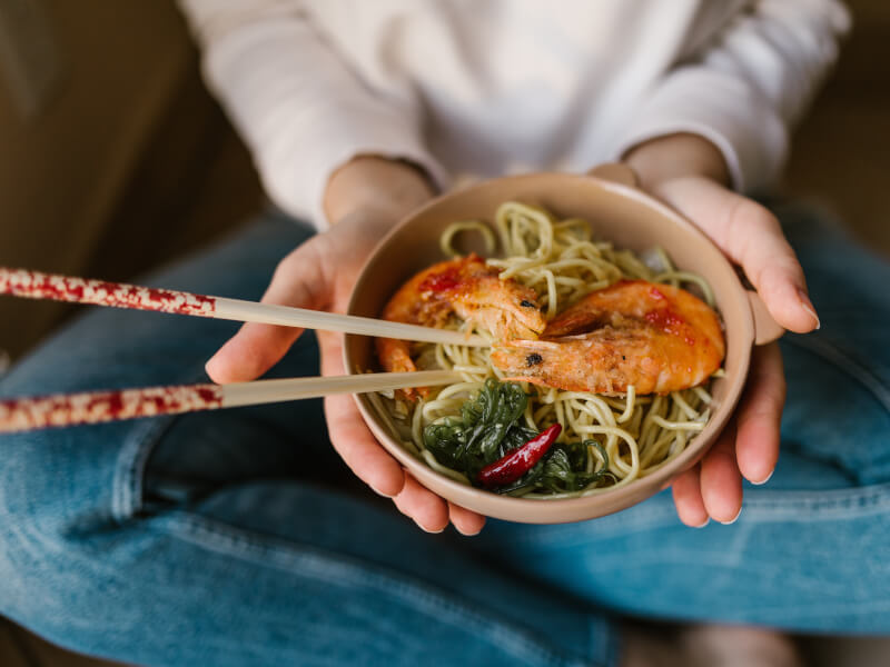 A bowl of ramen made at a ramen class in Sydney
