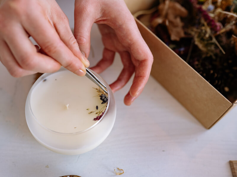 Soy candle making workshop