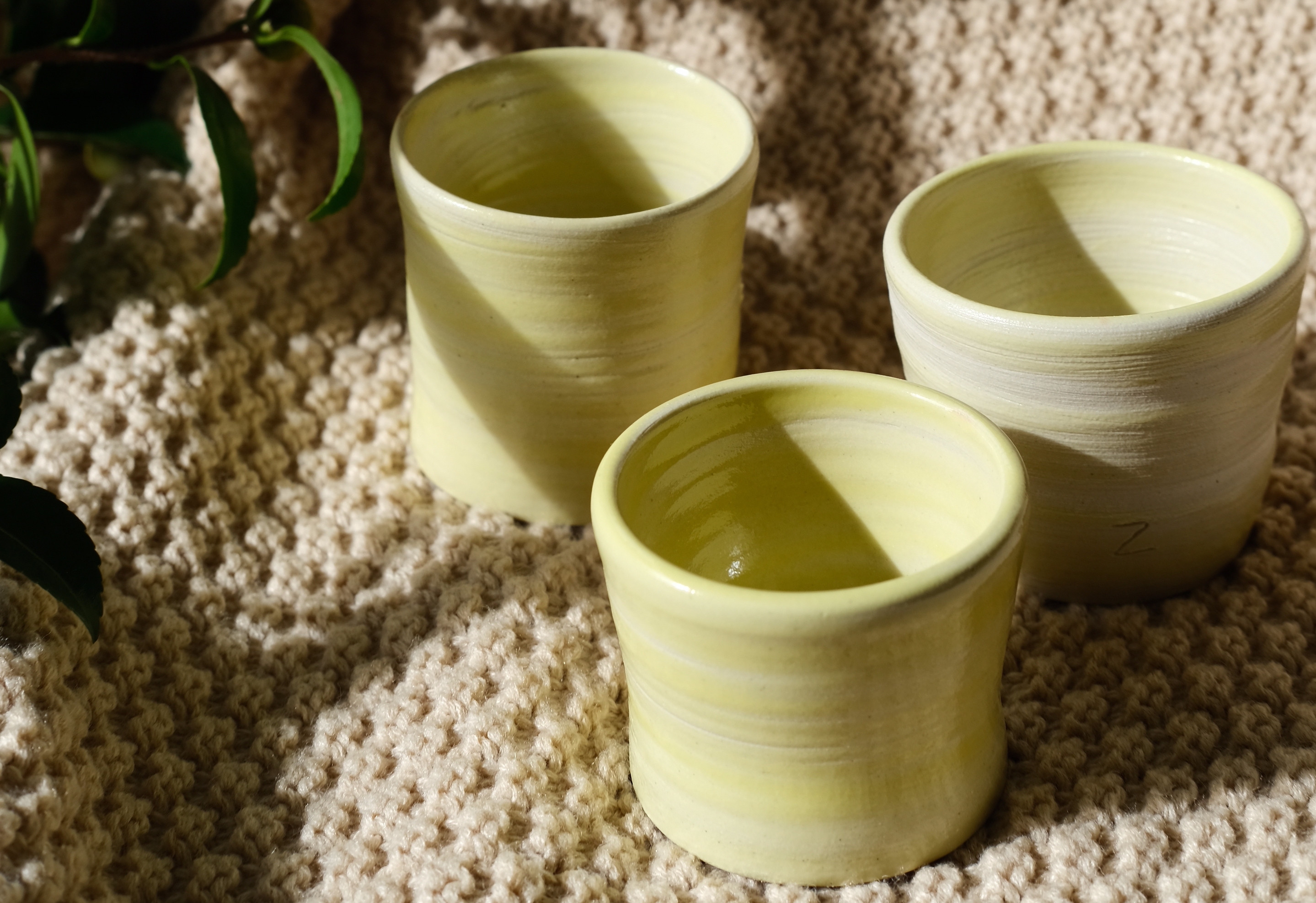 Handmade ceramic cups