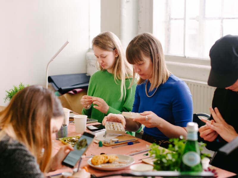 A ring making workshop for Valentine's Day