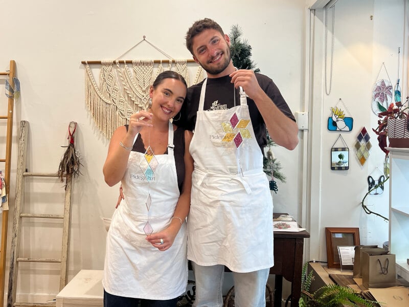 stained glass workshop - couple