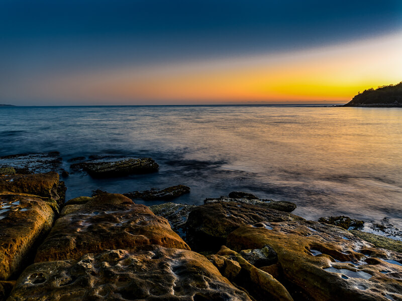 A picture of the sunrise taken at a photography class in Sydney