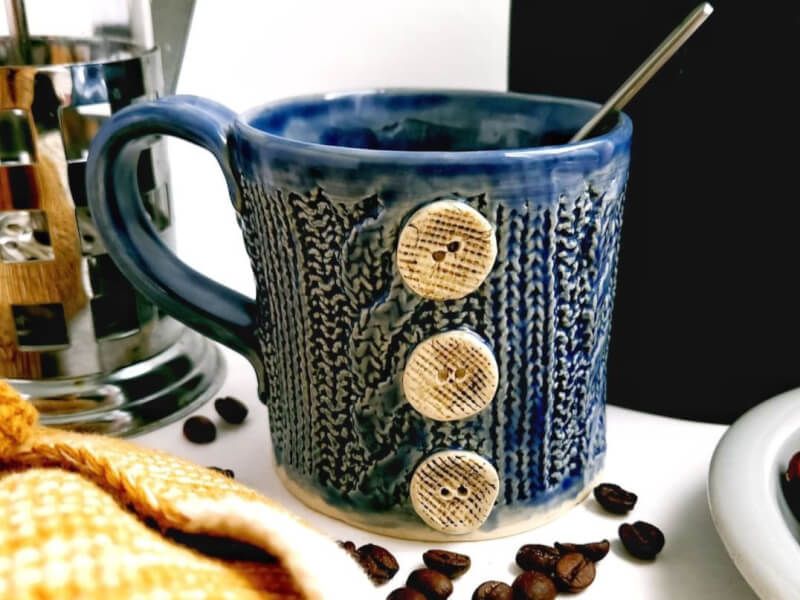 Sweater mug from Mitra Ceramic House
