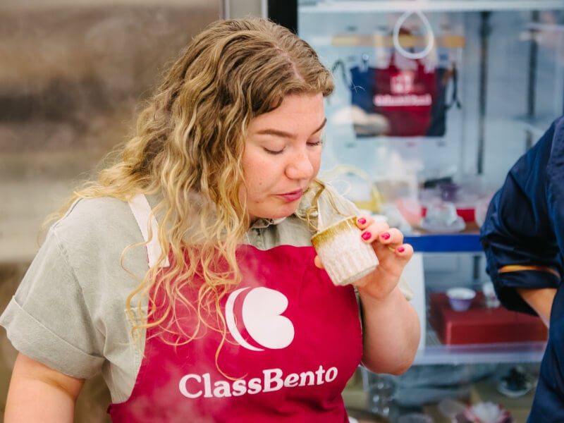Woman enjoys a tasting experience in Perth