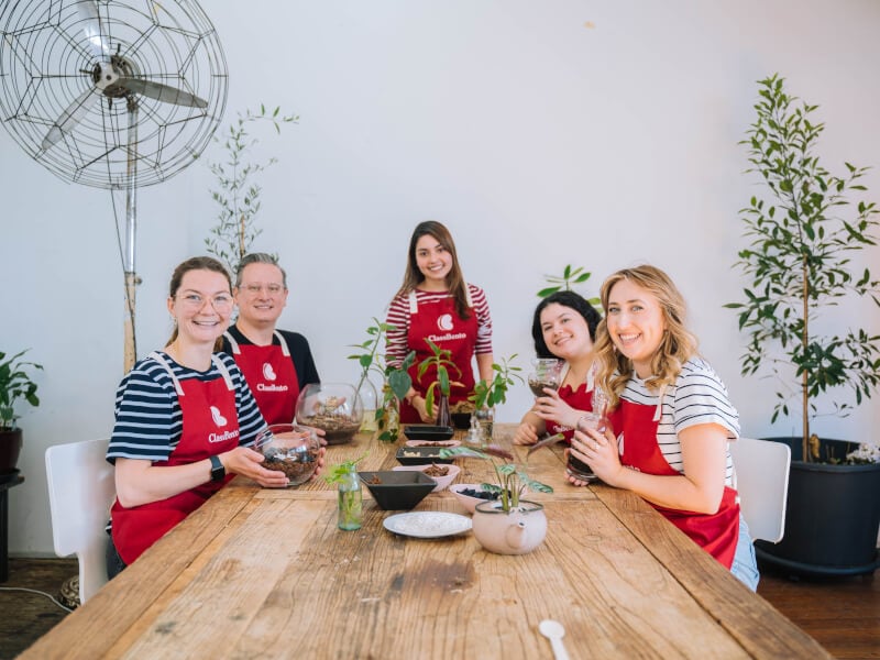 Terrarium making class
