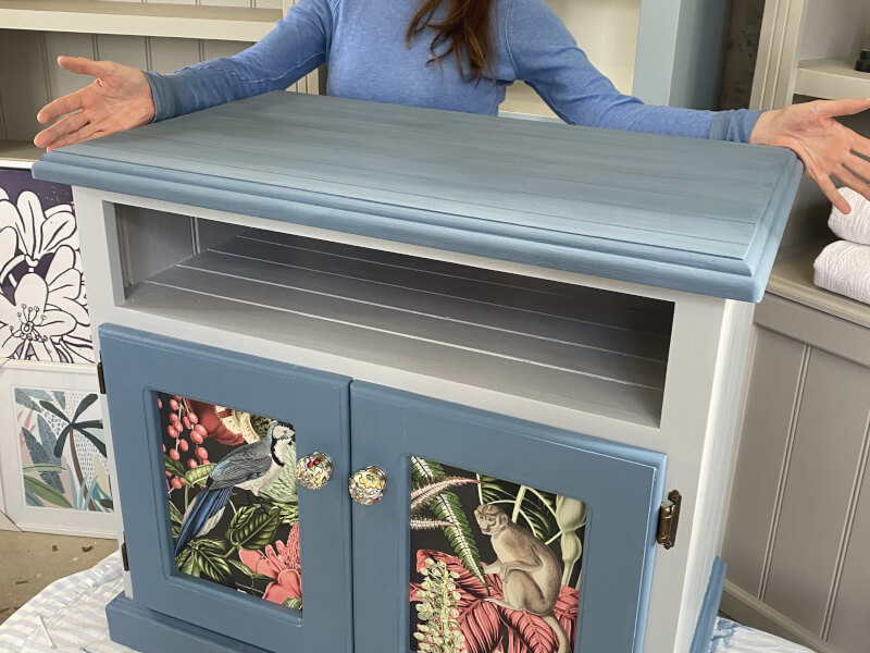 Beautifully upcycled chest of drawers