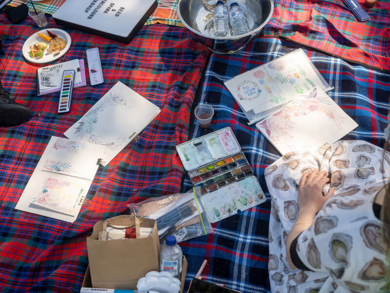 Watercolour painting